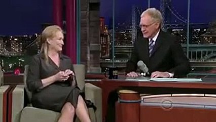 David Letterman, HQ, Meryl Streep 1/2, 12/12/08