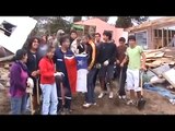 Terremoto y Tsunami en Penco. Jóvenes voluntarios ayudan a victimas