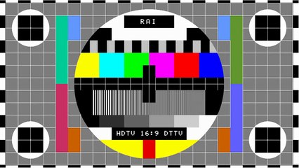 HD Test Pattern RAI for Digital TV - Monoscopio HD stile RAI per il DTT
