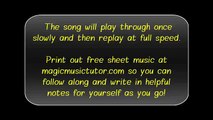 Music Box Dancer (EASY/Melody Only/LEAD) Piano Tutorial [Magic Music Tutor] free sheet music