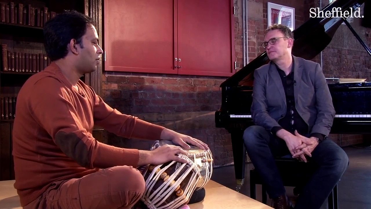 How is time organised in South Asian music?