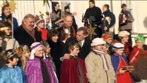 Sternsinger bringen Bundespräsident Horst Köhler Segen ins Schloss Bellevue