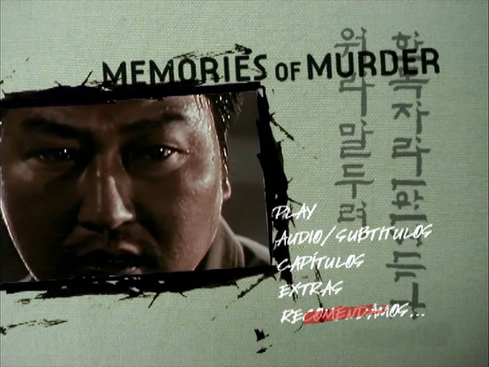 Menú DVD " Memories of Murder " (2003)