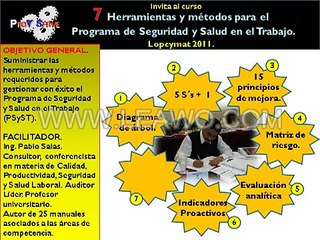 7 HERRAMIENTAS Y MÉTODOS PARA EL PROGRAMA DE SEGURIDAD Y SALUD EN EL TRABAJO