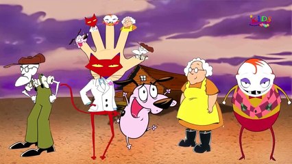 Courage the Cowardly Dog : Finger Family Nursery Rhymes For Children