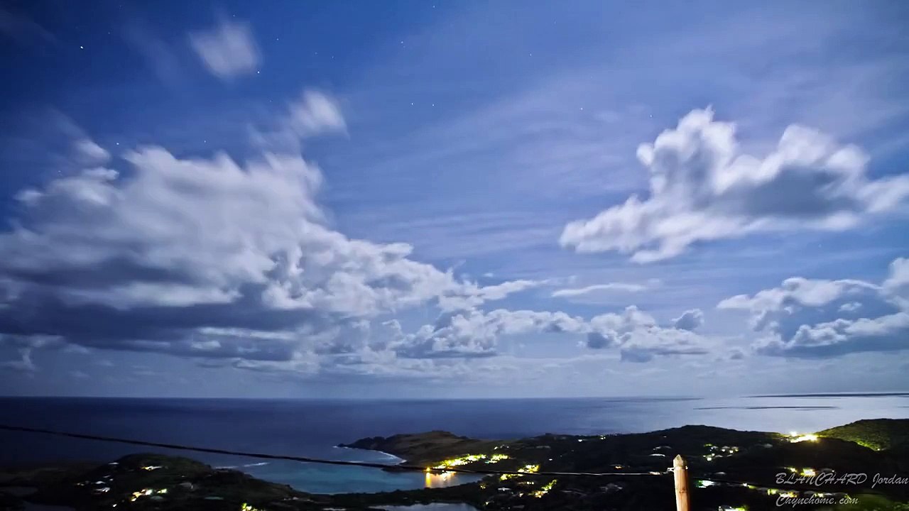 TimeLapse - Lever de Lune - 11/01/2012