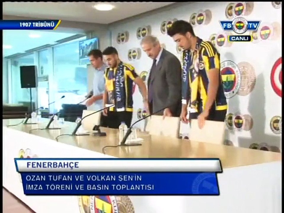 Ozan Tufan ve Volkan Şen'in İmza Töreni 17.08.2015