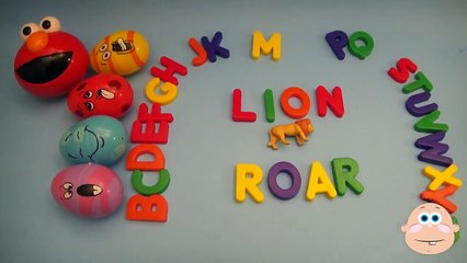 SURPRISE EGG LEARN TO SPELL  ANIMAL SOUNDS PART 2!