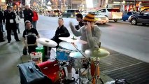 Drummer vs. Street Drummer