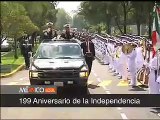 El Secretario de Marina pasó revista al Cuerpo Naval participante en el Desfile Militar