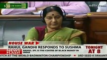 Rahul Gandhi attacks Smt. Sushma Swaraj