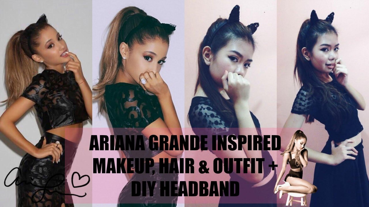 Ariana Grande Live in Manila 2015// Makeup, Hair & Outfit Ideas+ DIY Cat  Ears Headband - video Dailymotion