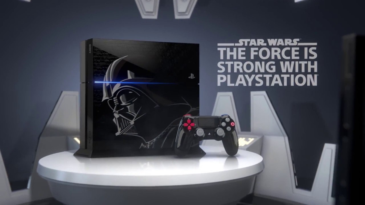 Jouez à la PS4 avec le côté obscur de la force!! Playstation 4 Star Wars Edition
