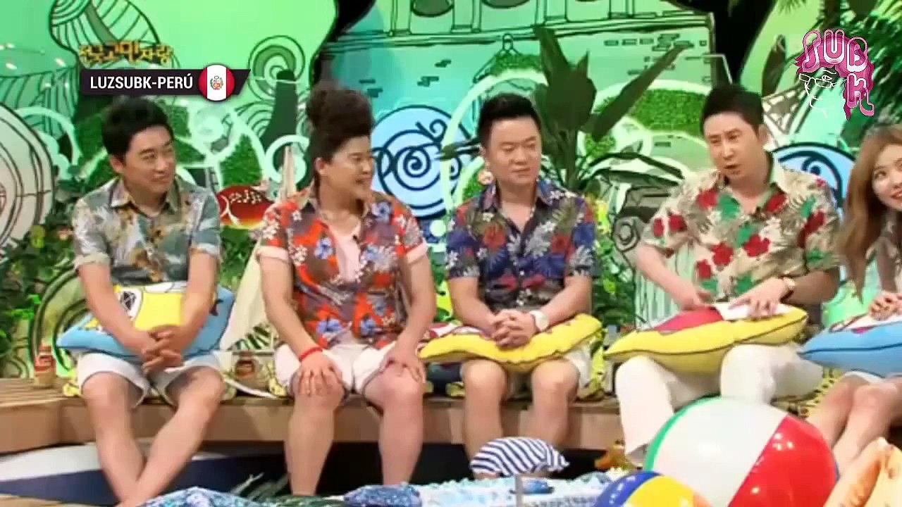 130805 Hello Counselor ZE:A - "Dong Jun shows his ABS" [1/3]