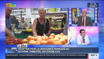 Emmanuel Lechypre: Croissance française: "La reprise se poursuit mais ne s'accélère pas" - 17/08