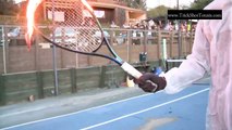 Amazing Trick Shot Volleys!!!!! Trick Shot Tennis