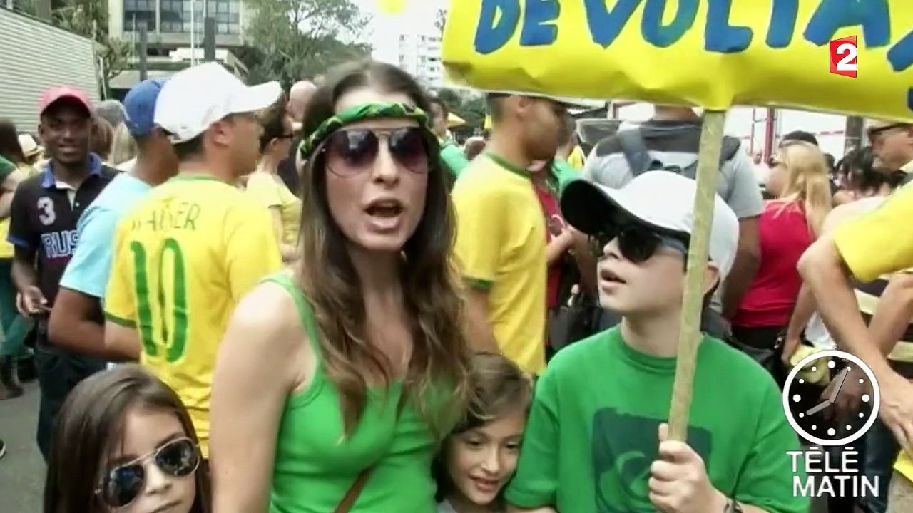 Brésil : manifestations massives contre de Dilma Rousseff