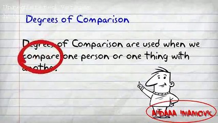 Degree of Comparison (Adjectives)