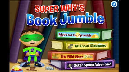 Super Why Book Jumble Cartoon Animation PBS Kids Game Play Walkthrough [Full Episode]