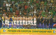 BiH Kosarkasi U16 - Prvaci Evrope (ceremonija proglasenja)