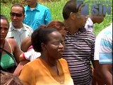 Sepultan cabo policial e hijo asesinados en Sabana Perdida