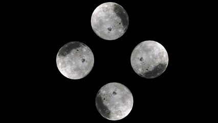 Hologram Technology Moon