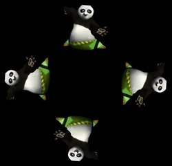 Hologram Technology Kung Fu Panda