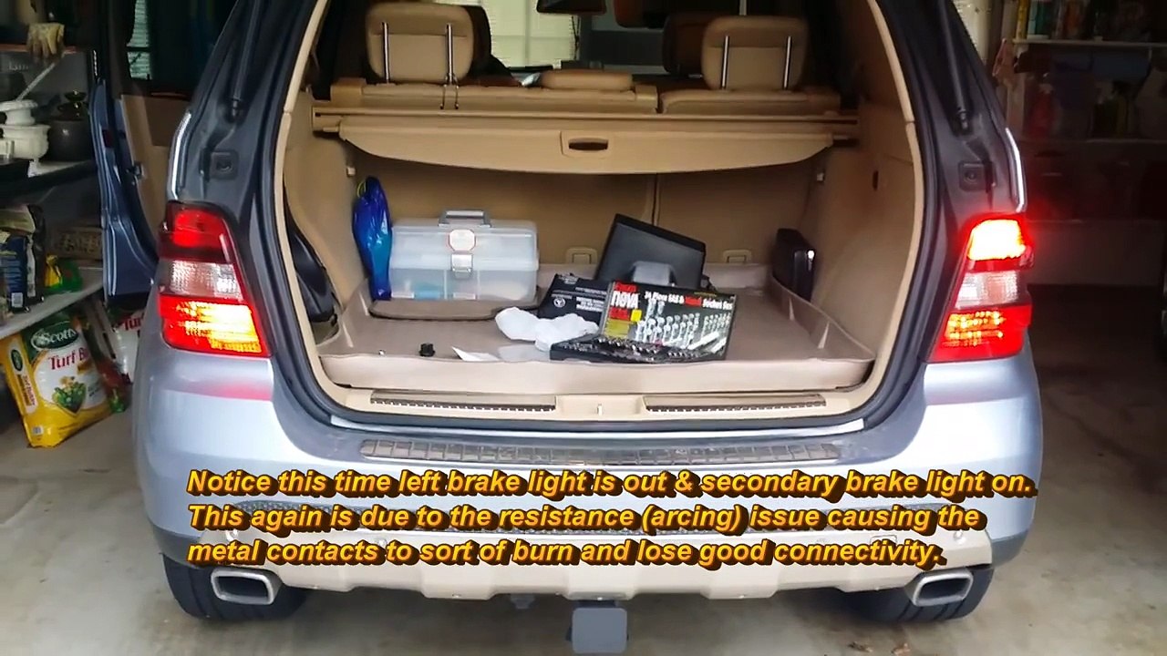 Mercedes ML350 Rear Brake Light Repair Kit Tips by Soccer-22