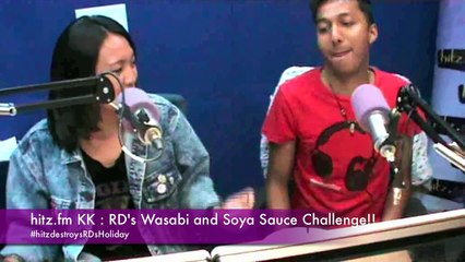 hitz.fm KK : RD's Wasabi and Soya Sauce Challenge