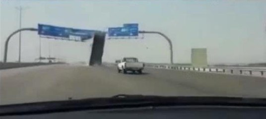 Otoyolda inanılmaz kaza