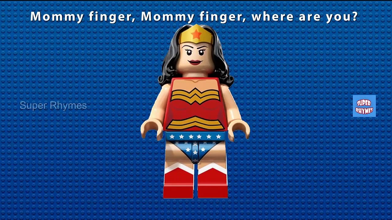 Rhymes for children|Finger Family Lego Superheroes -  Finger Family Song Nursery Rhyme For Kids - Y