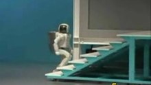 Honda's ASIMO Falls Down Stairs