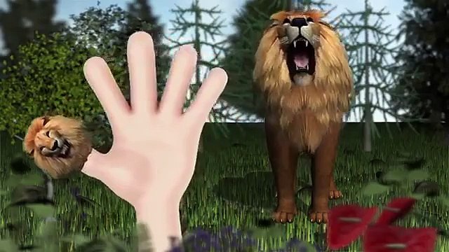 3D Wild Animals Finger Family Daddy Finger 3D Nursery Rhyme Animal Sketch Song For Children