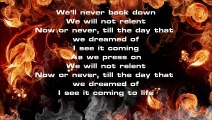 Nine Lashes- Never Back Down Lyrics