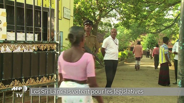 Les Sri-Lankais votent pour les législatives