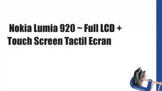Nokia Lumia 920 ~ Full LCD + Touch Screen Tactil Ecran