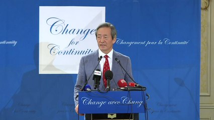 FIFA: Platini ne devrait pas être candidat (Chung Mong-joon)