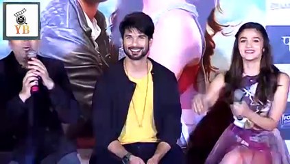 Shahid & Aalia Bhatt Having Fun Together @ Shandar Movie Official Trailer Launch
