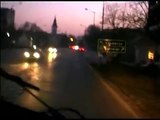 Firetruck responding (Hungary) 2005-04-02