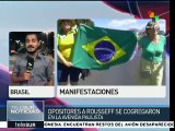 Brasil: disminuyó la cifra de manifestantes opositores