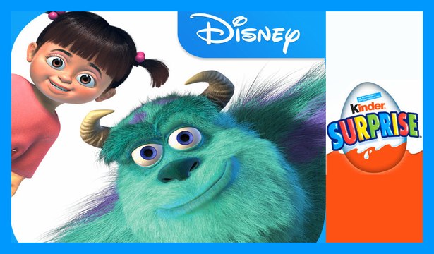 Monsters Inc Kinder Surprise DISNEY Chocolate Egg Unboxing Easter Eggs toy gift