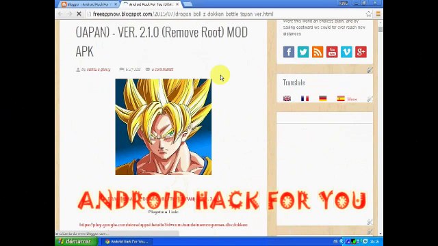 DRAGON BALL Z DOKKAN BATTLE (JAPAN) - VER. 2.1.0 Android (Remove Root) MOD APK