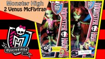 2 Monster High Dolls Venus McFlytrap Unboxing Comparison