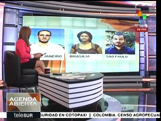 Brasil: policía militar apoya manifestaciones en contra del gobierno