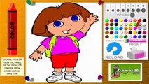 Dora the explorer Online Games Episode Coloring Greeting from Dora Doodle Art Game Dora Games