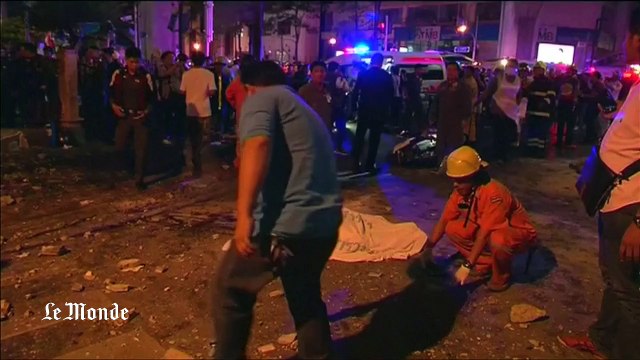 Bangkok : l'explosion d'une bombe fait au moins 20 morts