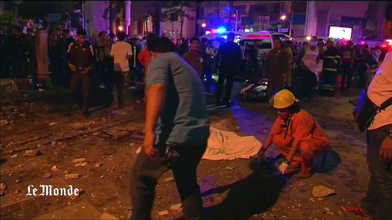 Bangkok : l'explosion d'une bombe fait au moins 20 morts