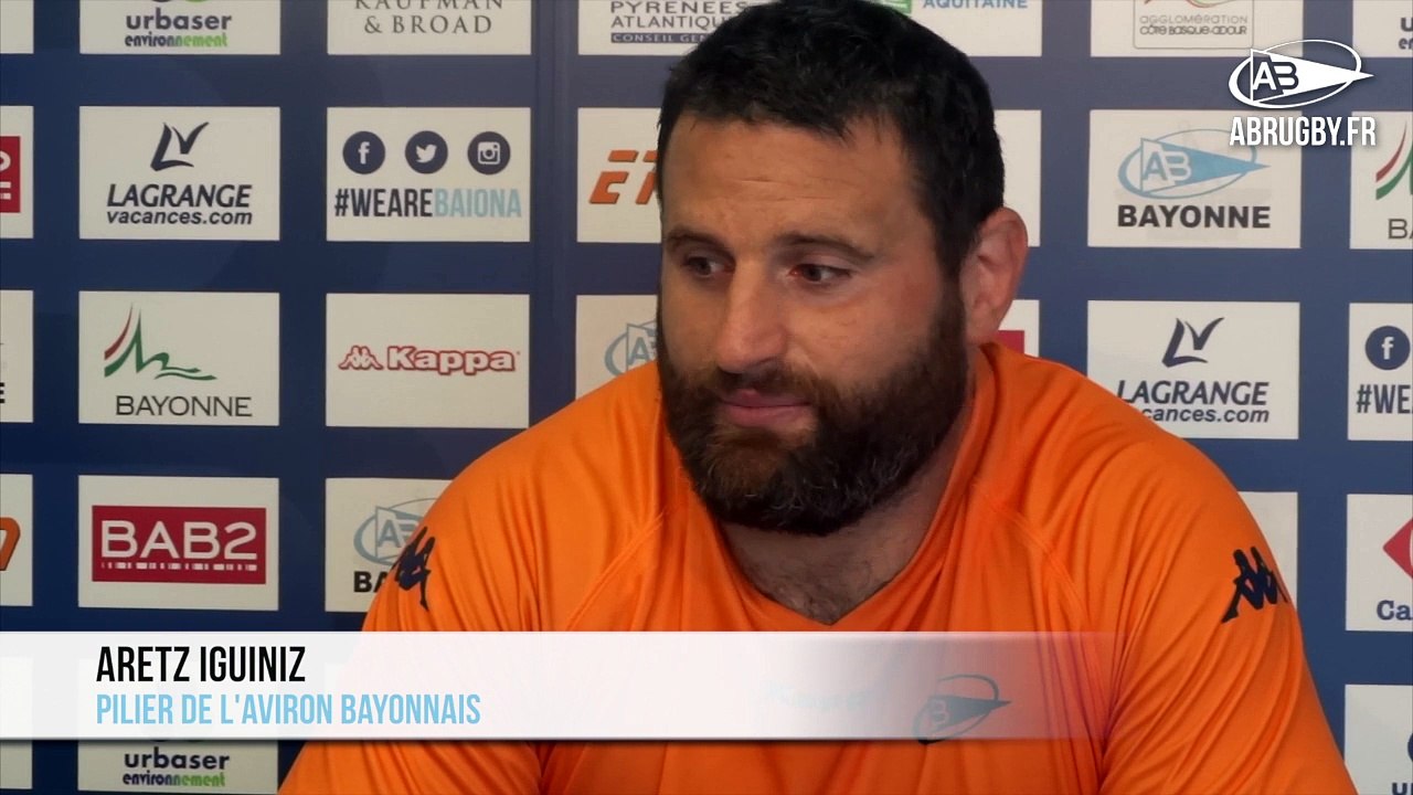 Albi-Bayonne : Conférence d'avant match de A. Iguiniz, B. Thiéry et G. Rouet