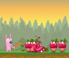 Stop GMO Angry Rabbit Vs Vegetables Game
