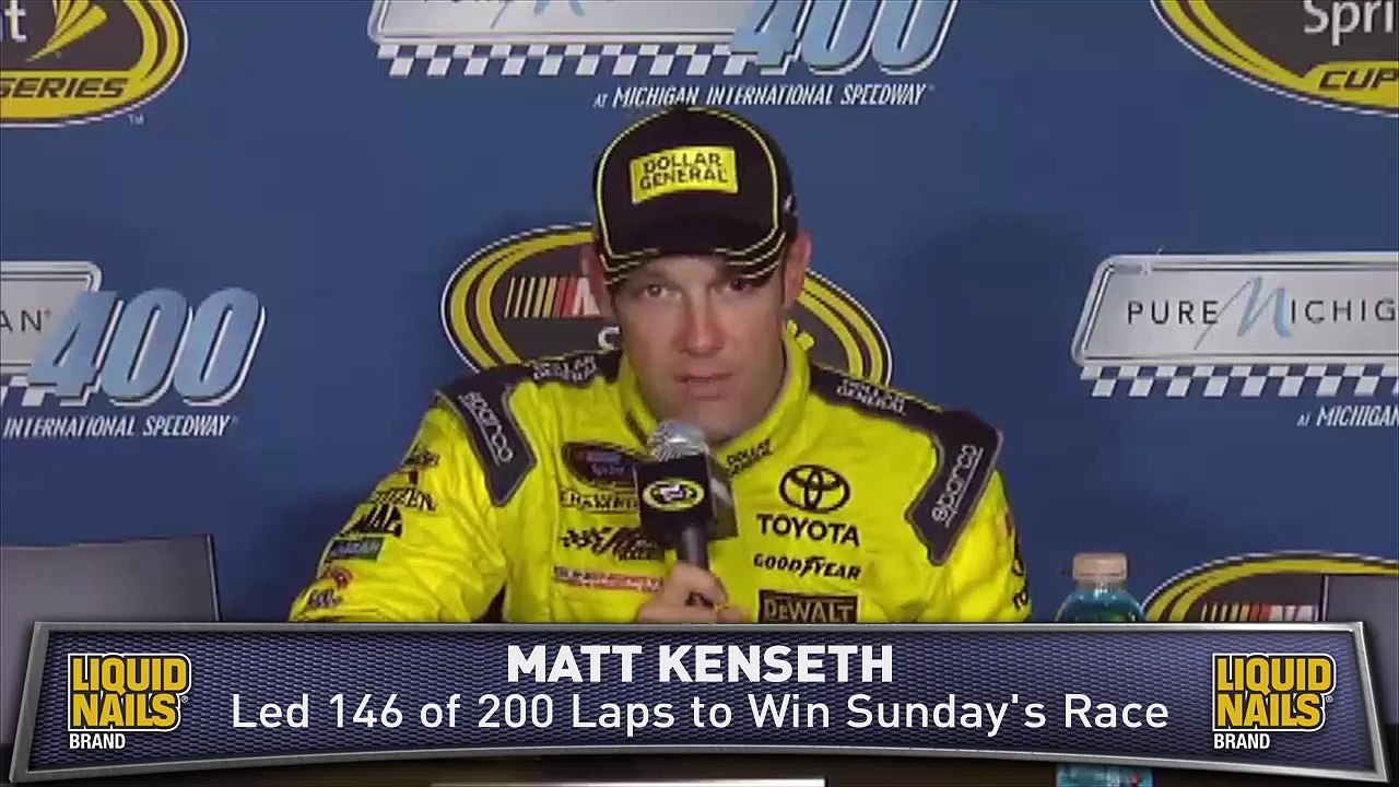 Race Recap: Kenseth Dominates Michigan